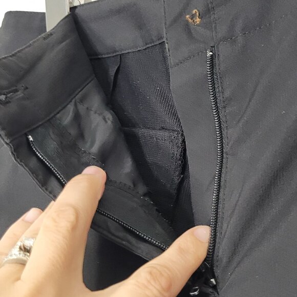 Protex Women's Black Shorts Zipper Front Pockets Classic Golf Shorts Size 6 - Picture 5 of 13